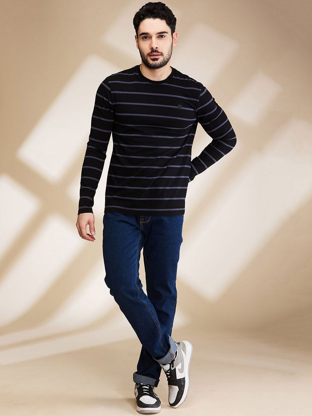 Being Human Men Slim Fit Low Distress Jeans