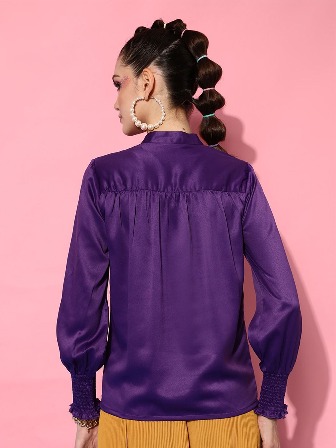 STREET 9 Women Purple Casual Shirt