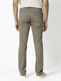 RARE RABBIT Men Poke-2 Mid Rise Slim Fit Cotton Trouser