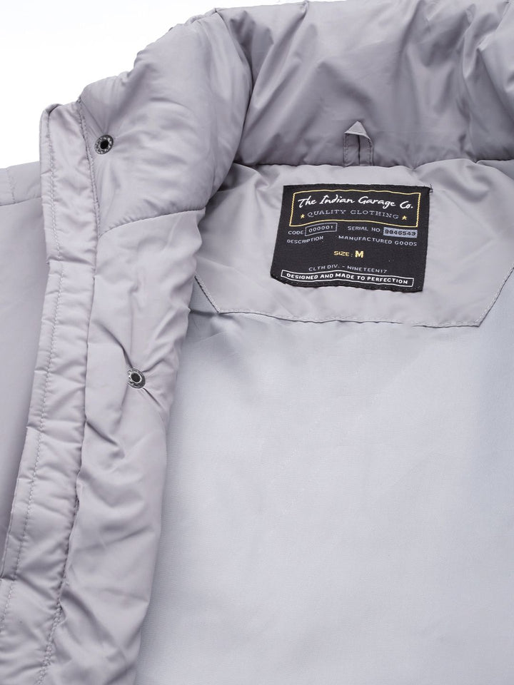 The Indian Garage Co Men Zip-Front Bomber Jacket with Zip Pockets