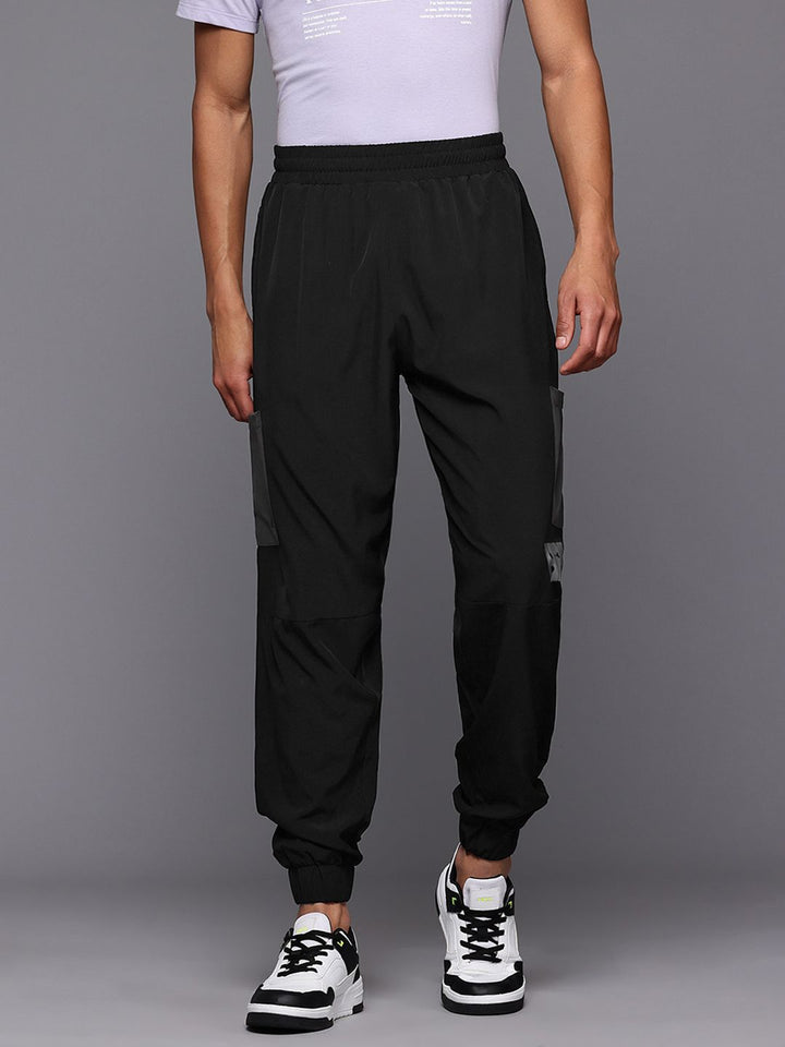 HRX by Hrithik Roshan Men Mid-Rise Regular Fit Running Joggers with Reflective Elements