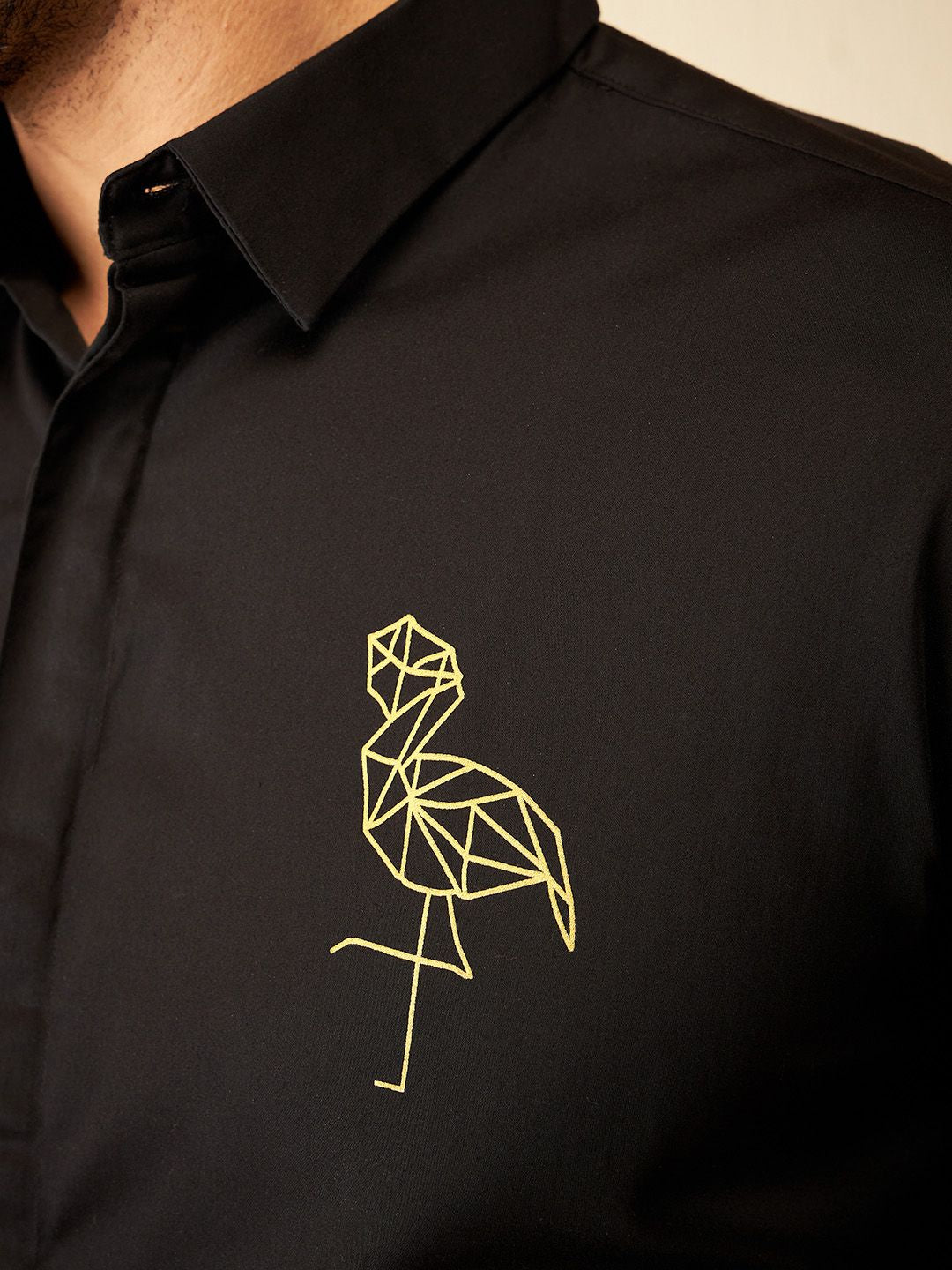 DENNISON Smart Foil Printed Casual Shirt