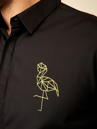 DENNISON Smart Foil Printed Casual Shirt