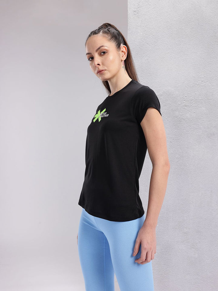 HRX by Hrithik Roshan Couple Tee Collection Brand Logo Print Rapid-Dry Running T-shirt