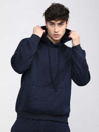 HIGHLANDER Men Navy Blue Sweatshirt