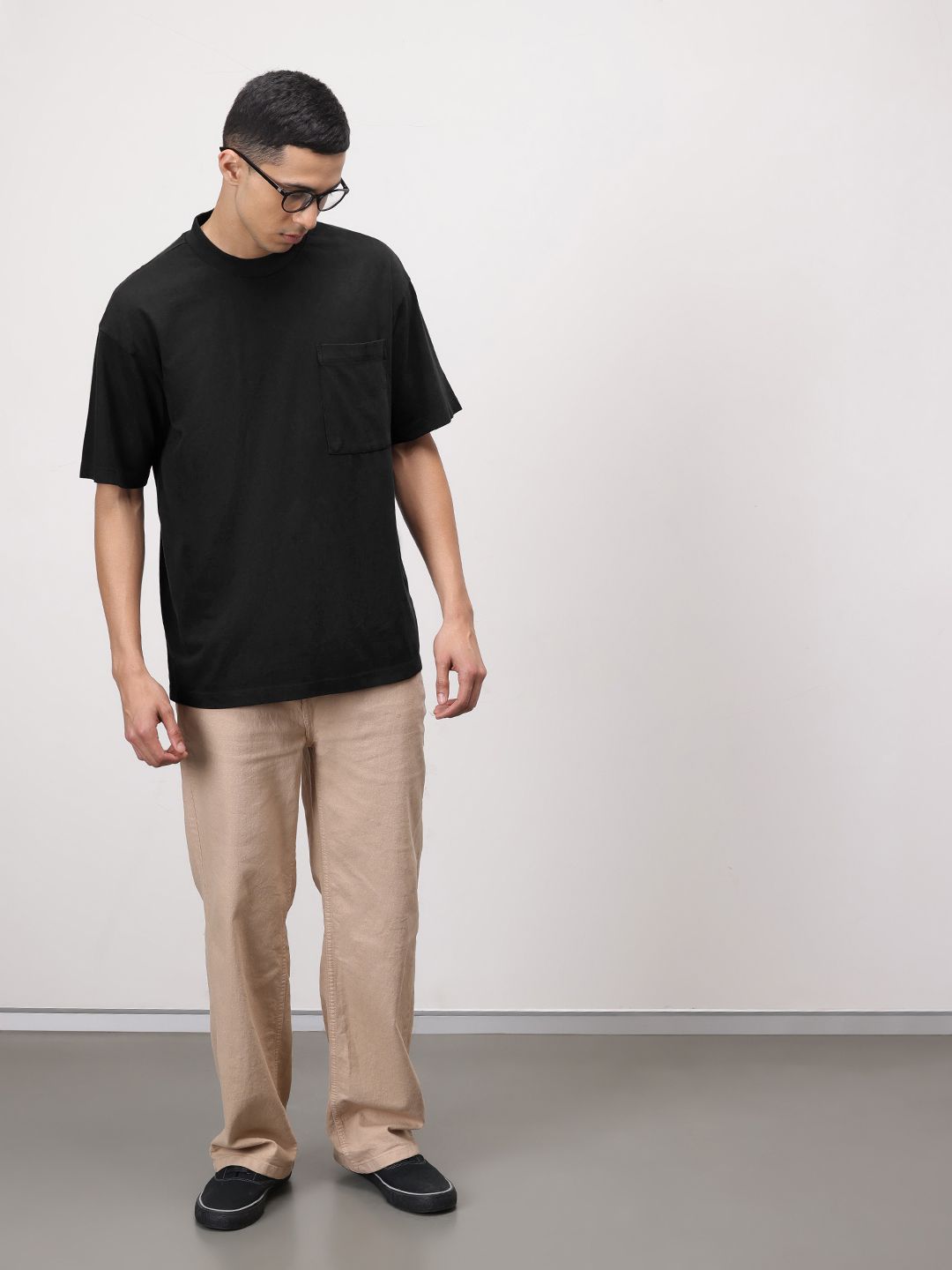 ether 365 Essentials Relaxed Fit Pure Cotton T-shirt