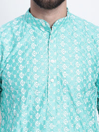 SOJANYA Kurta Kolar Mandarin Sulam Bunga