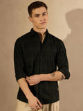 DENNISON Spread Collar Smart Checked Casual Shirt