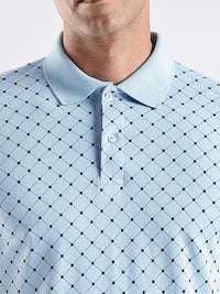 ADRO Men Blue Cotton Tshirts