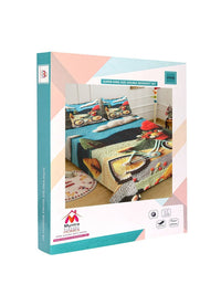Myntra Elegant Homes Pelbagai Warna 400 TC Cadar Katil King dengan 2 Sarung Bantal