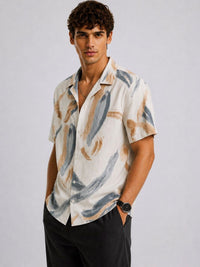 ADRO Men Relaxed Printed Casual Shirt