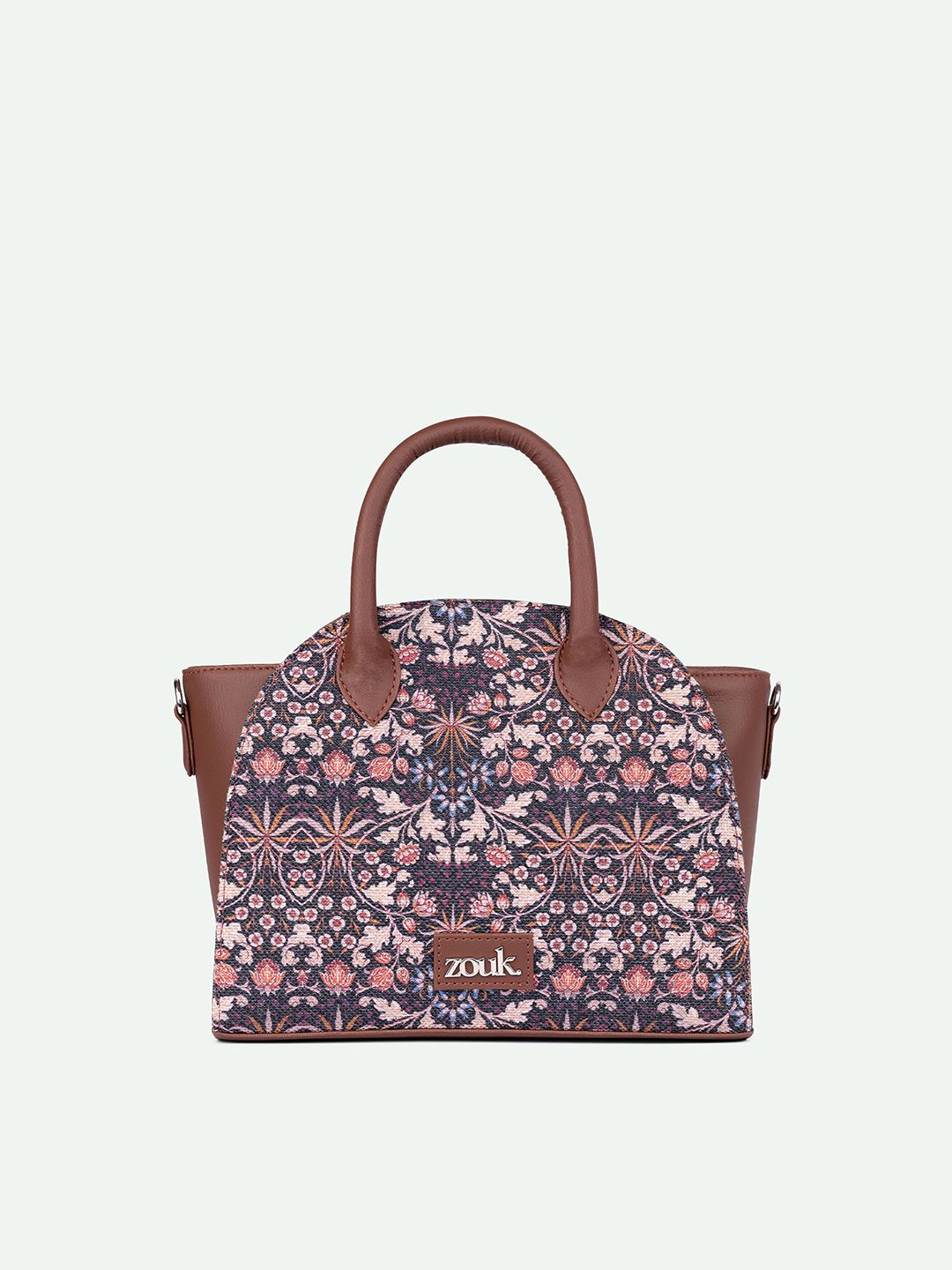 ZOUK Women Floral Printed Swagger Handheld Bag