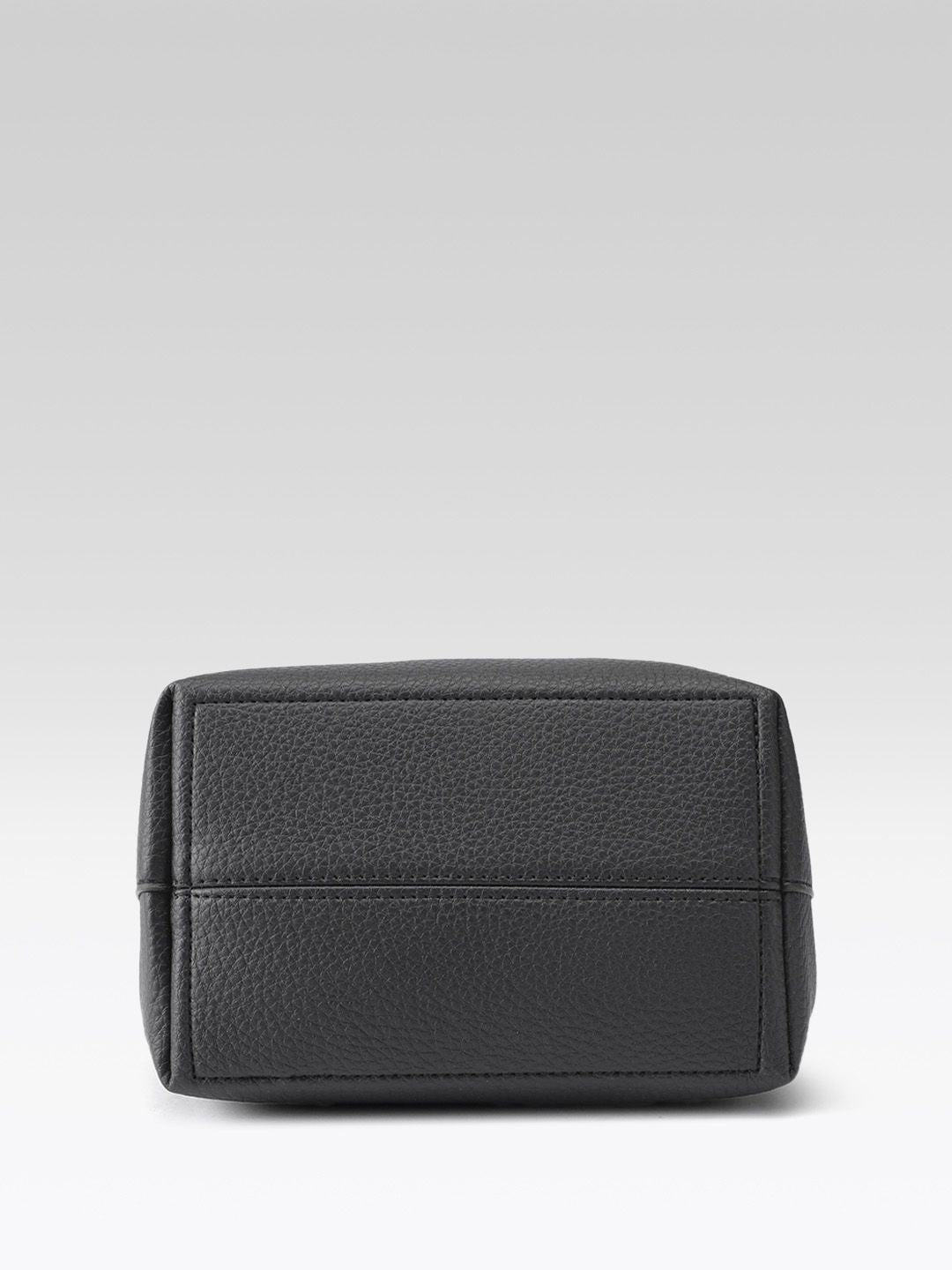 DressBerry Textured Bucket Handheld Bag with Pouch