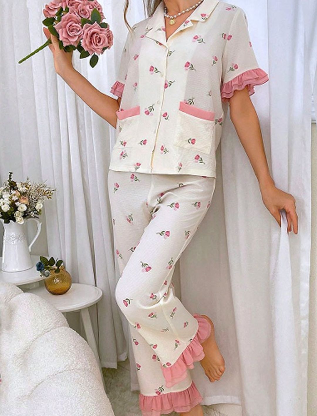 DressBerry Women Printed Night suit