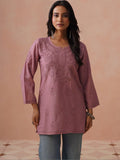 Rumah Wanita Chikankari Sulam Kurta Chikankari