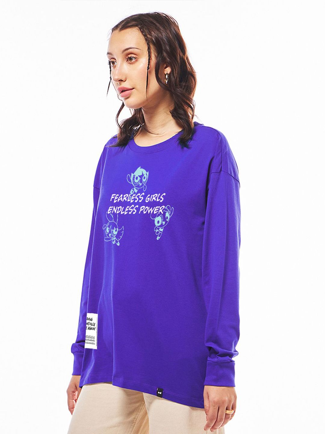 Bewakoof Women Printed  Oversized T-shirt