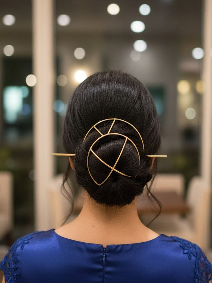 PANASH Women Gold Plated Hairstick