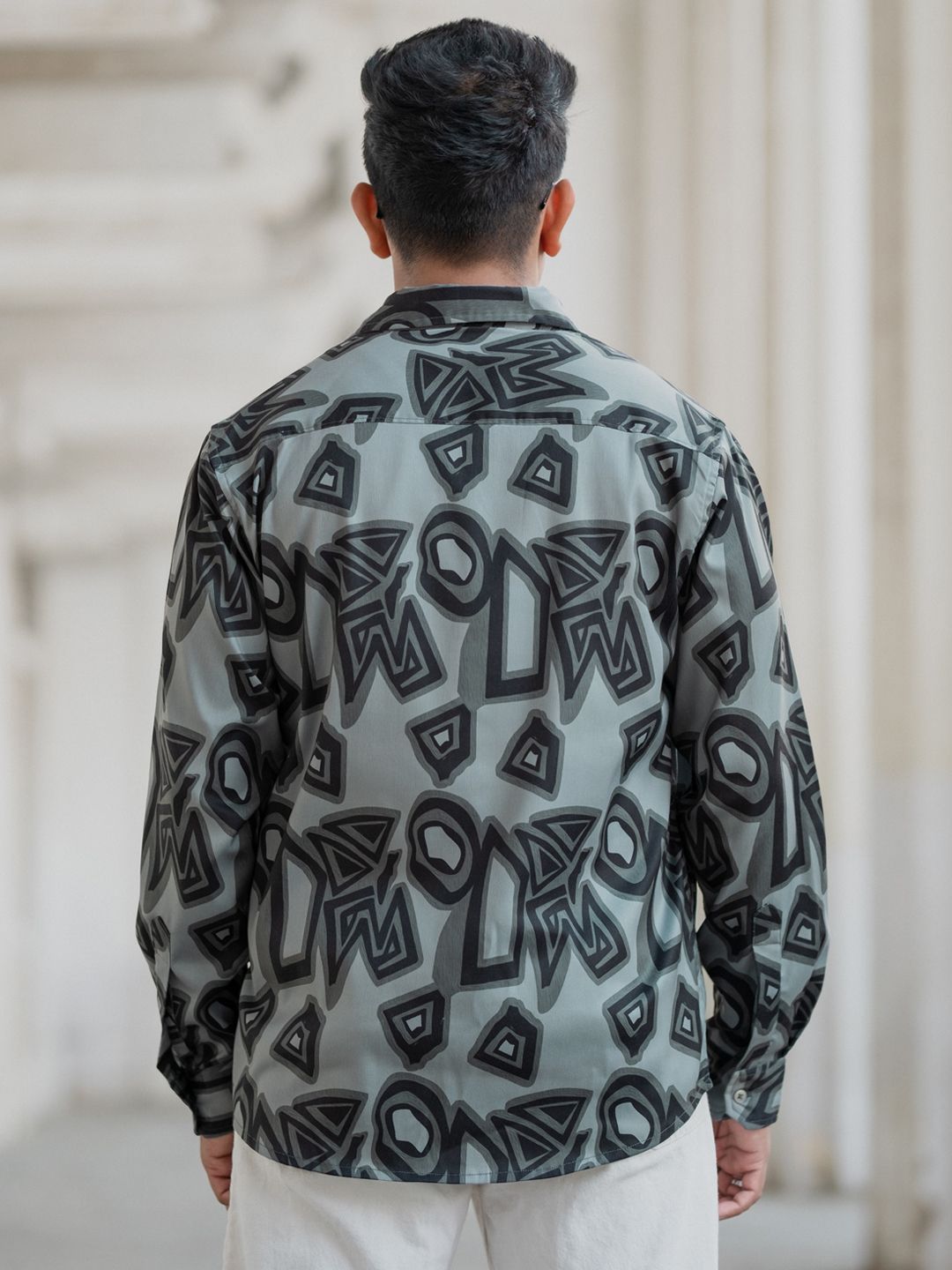 Powerlook Men Opaque Printed Casual Shirt