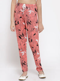 KLOTTHE Girls Pack Of 2 Printed Mid-Rise Trousers