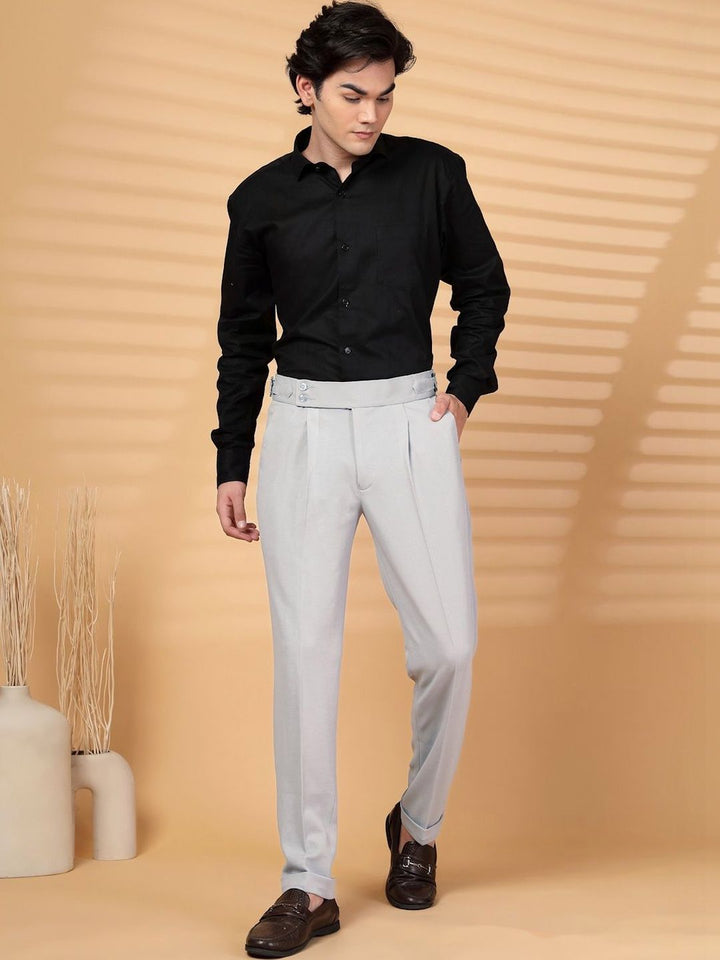 Moda Rapido Men Easy Wash Pleated Trousers