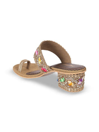 Metro Embellished Wedge Sandals