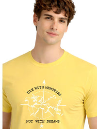 ADRO Men Typography Printed T-shirt
