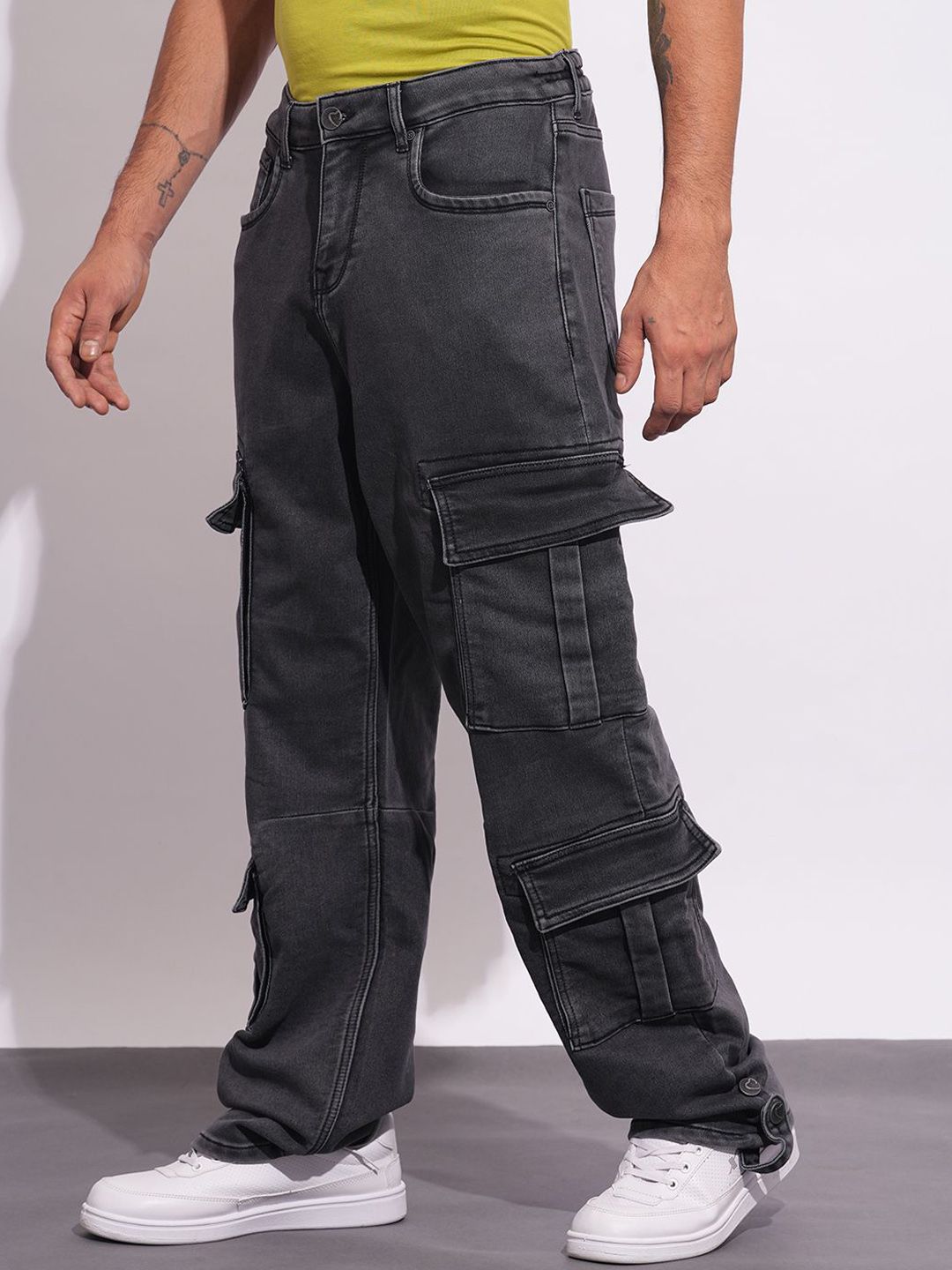 Being Human Men Classic Relaxed Fit Light Fade Stretchable Jeans
