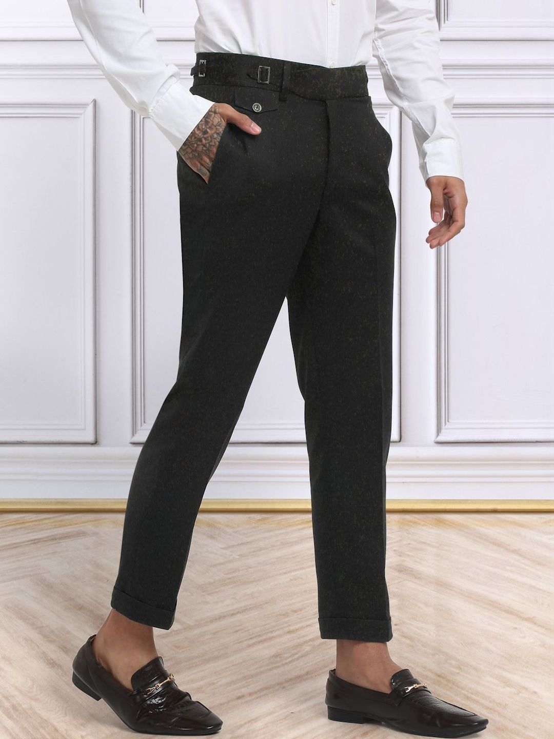 Moda Rapido Men Slim Fit Easy Wash Trousers