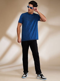 Being Human Men Solid Round Neck Cotton T-shirt