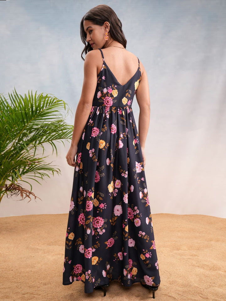 Vishudh Floral Printed Maxi Dress