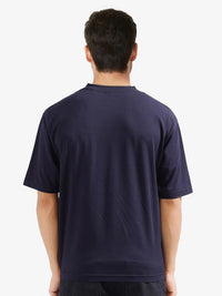 RARE RABBIT Men Graphic Printed Round Neck Cotton Relaxed Fit T-shirt