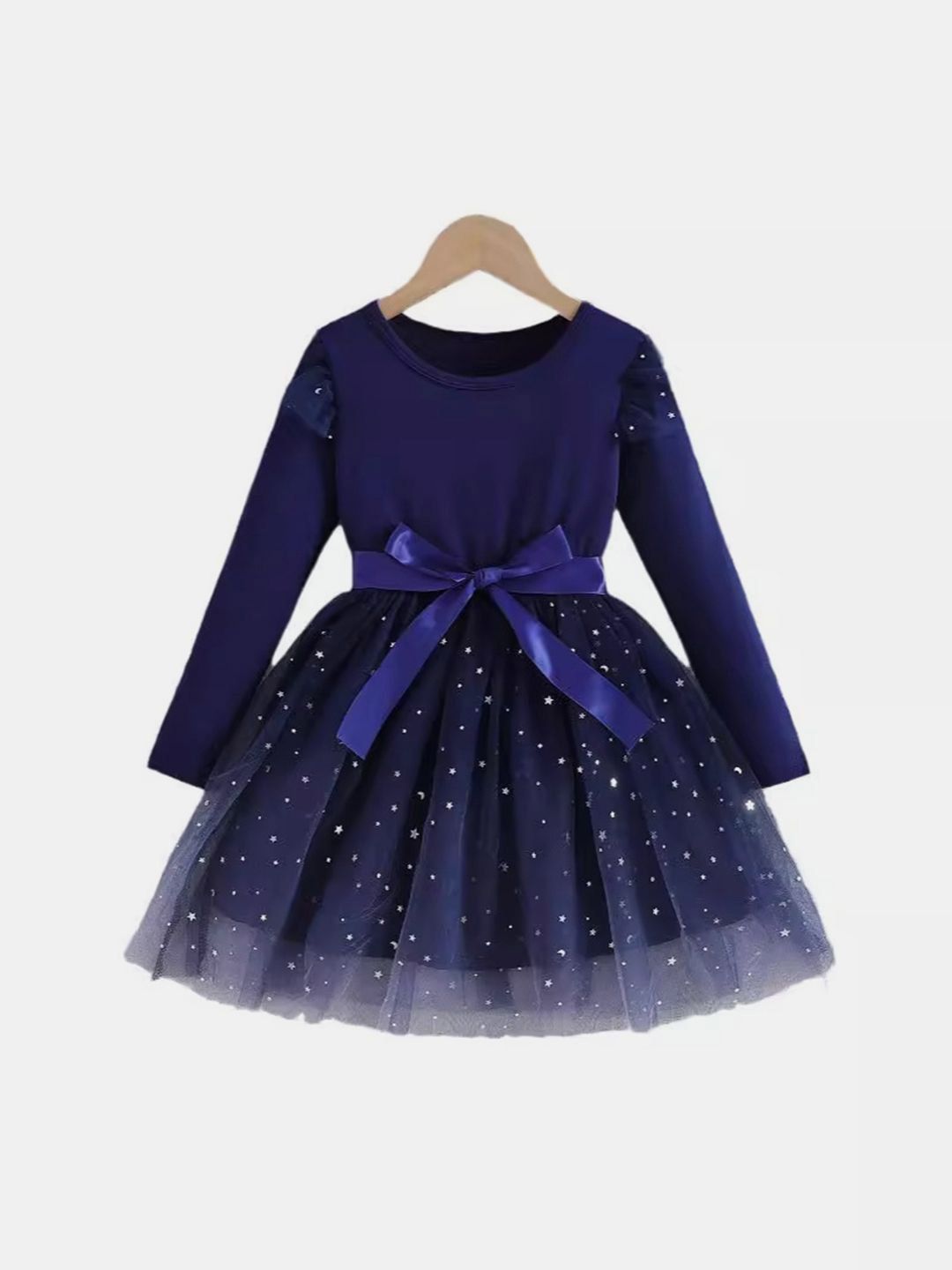 YK Embellished Fit & Flare Dress