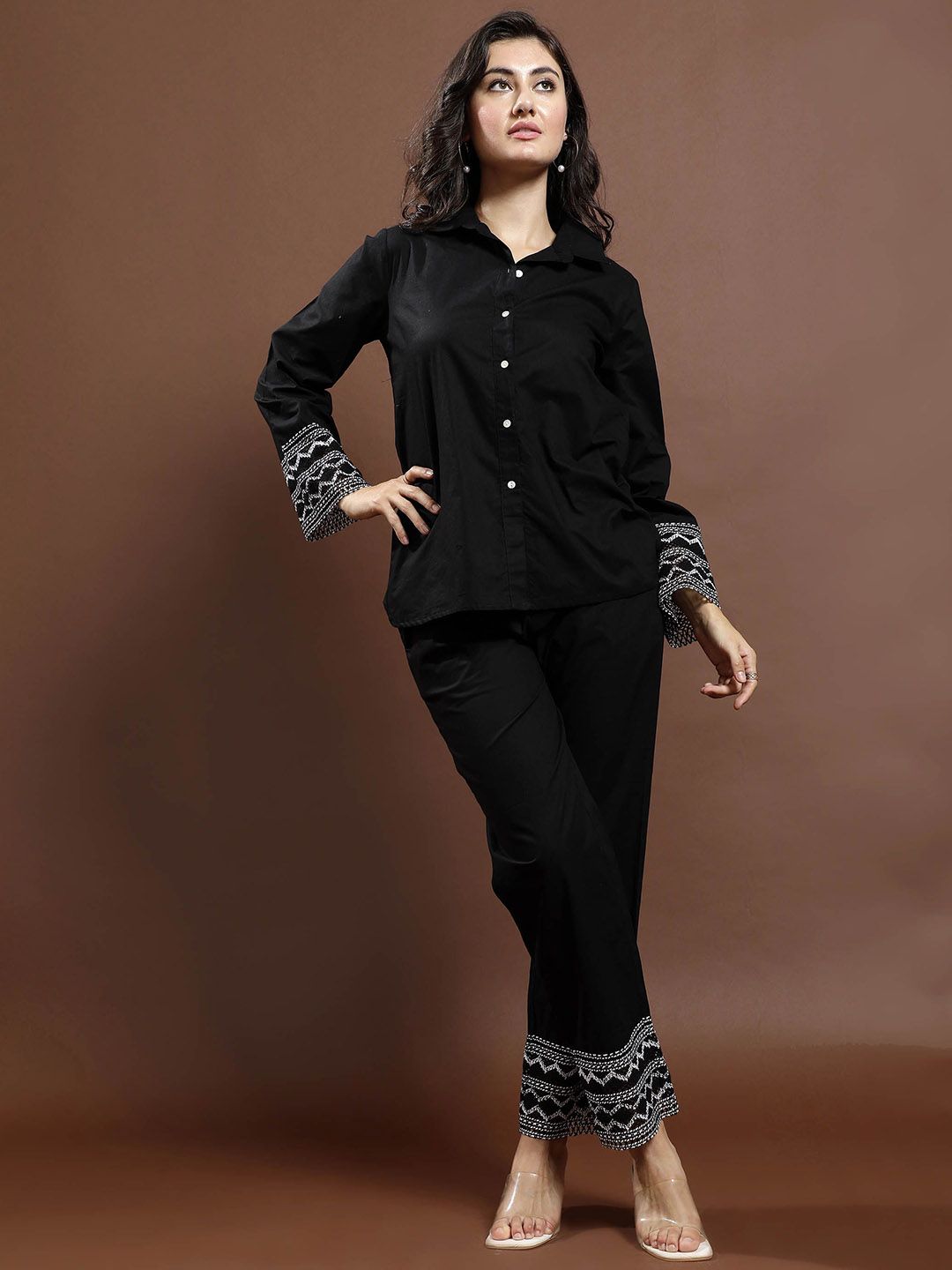 Athena Pure Cotton Shirt & Trousers