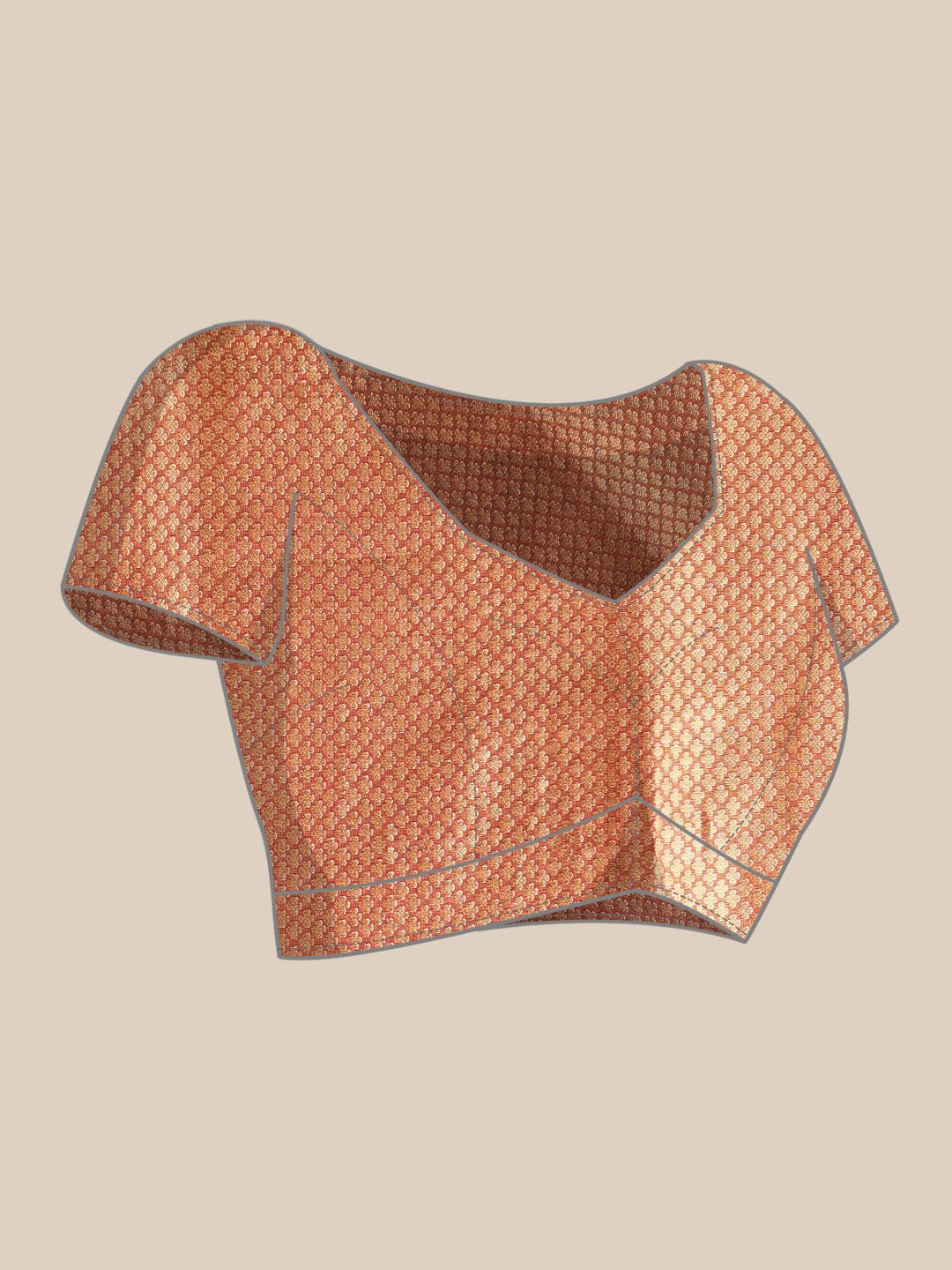 Silk Land Woven Design Zari  Kanjeevaram Saree with blouse piece