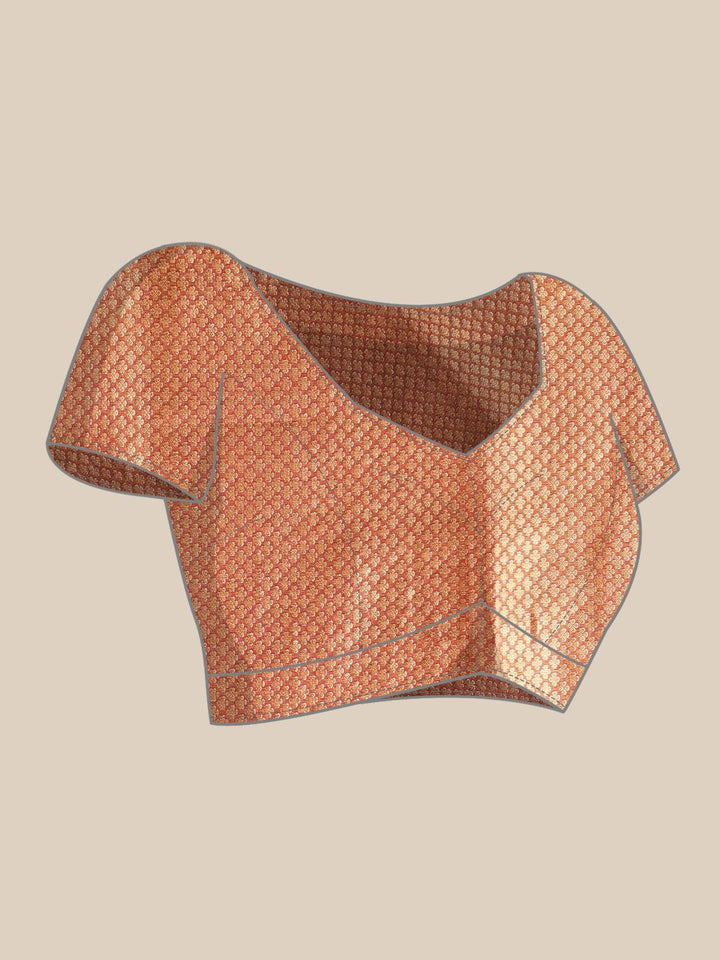 Silk Land Woven Design Zari  Kanjeevaram Saree with blouse piece