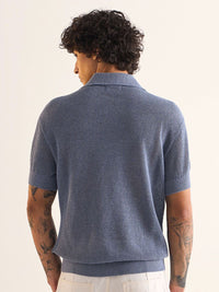 THE BEAR HOUSE Men Polo Collar Slim Fit T-shirt