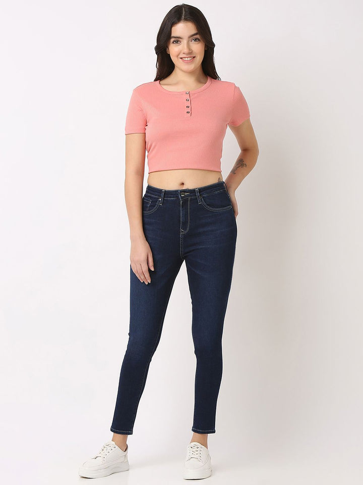 SPYKAR Women Super Skinny Fit Mid-Rise Jeans