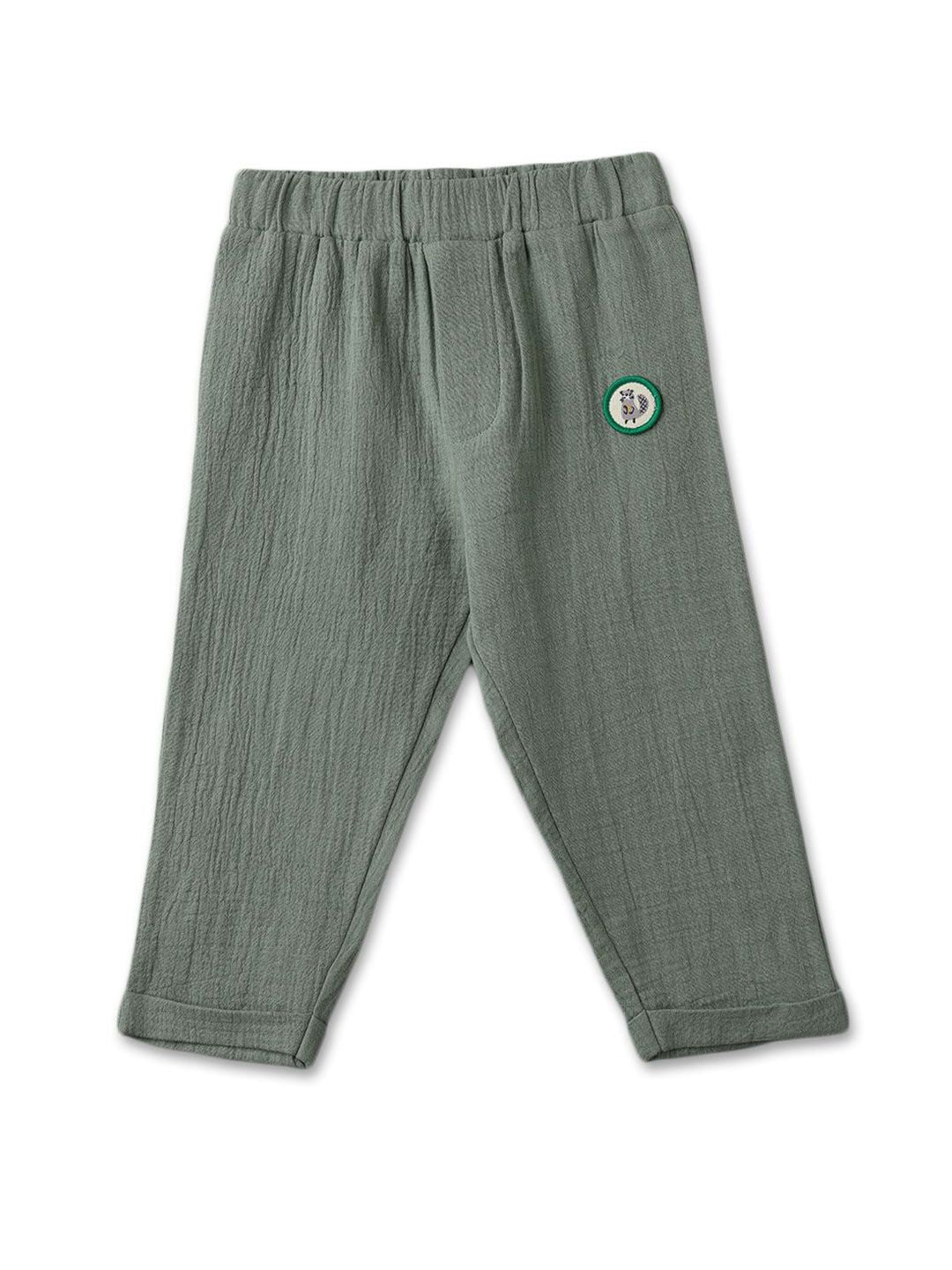 Nauti Nati Boys Printed Pure Cotton T-shirt With Trousers
