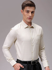The Indian Garage Co. X Luxe Men Slim Fit Opaque Checked Formal Shirt