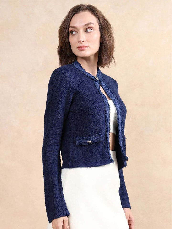 RAREISM Women Button Shrug