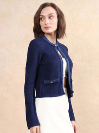 RAREISM Women Button Shrug