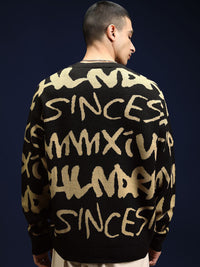 HIGHLANDER Men Typography Cardigan