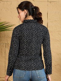 Berrylush Women Polka Dot Printed Top