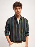THE BEAR HOUSE Men Multi Striped Slim Fit Casual Shirt