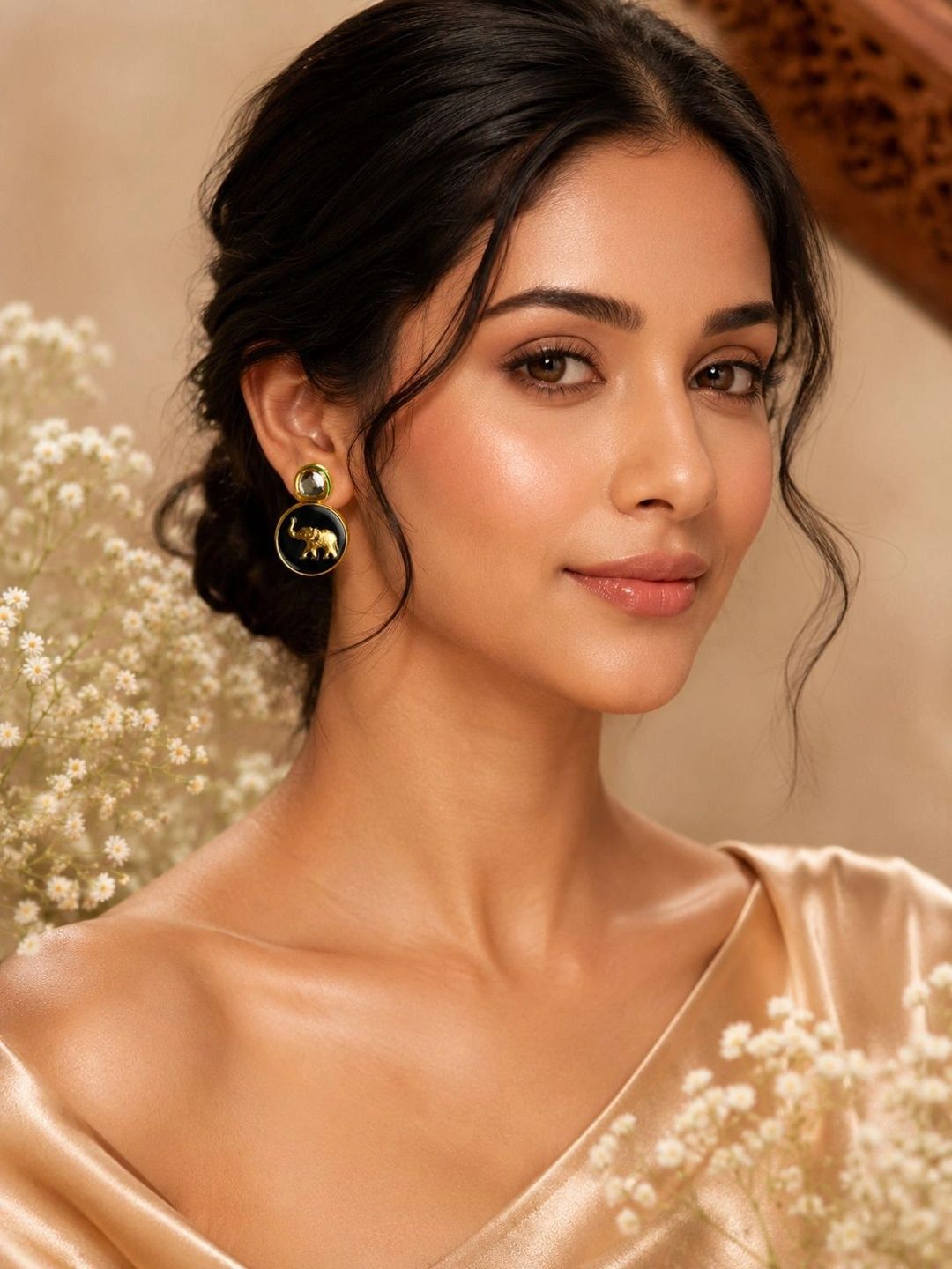 PANASH Circular Drop Earrings