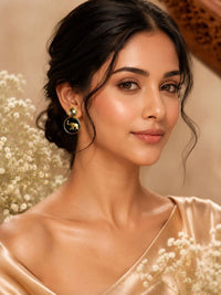 PANASH Circular Drop Earrings