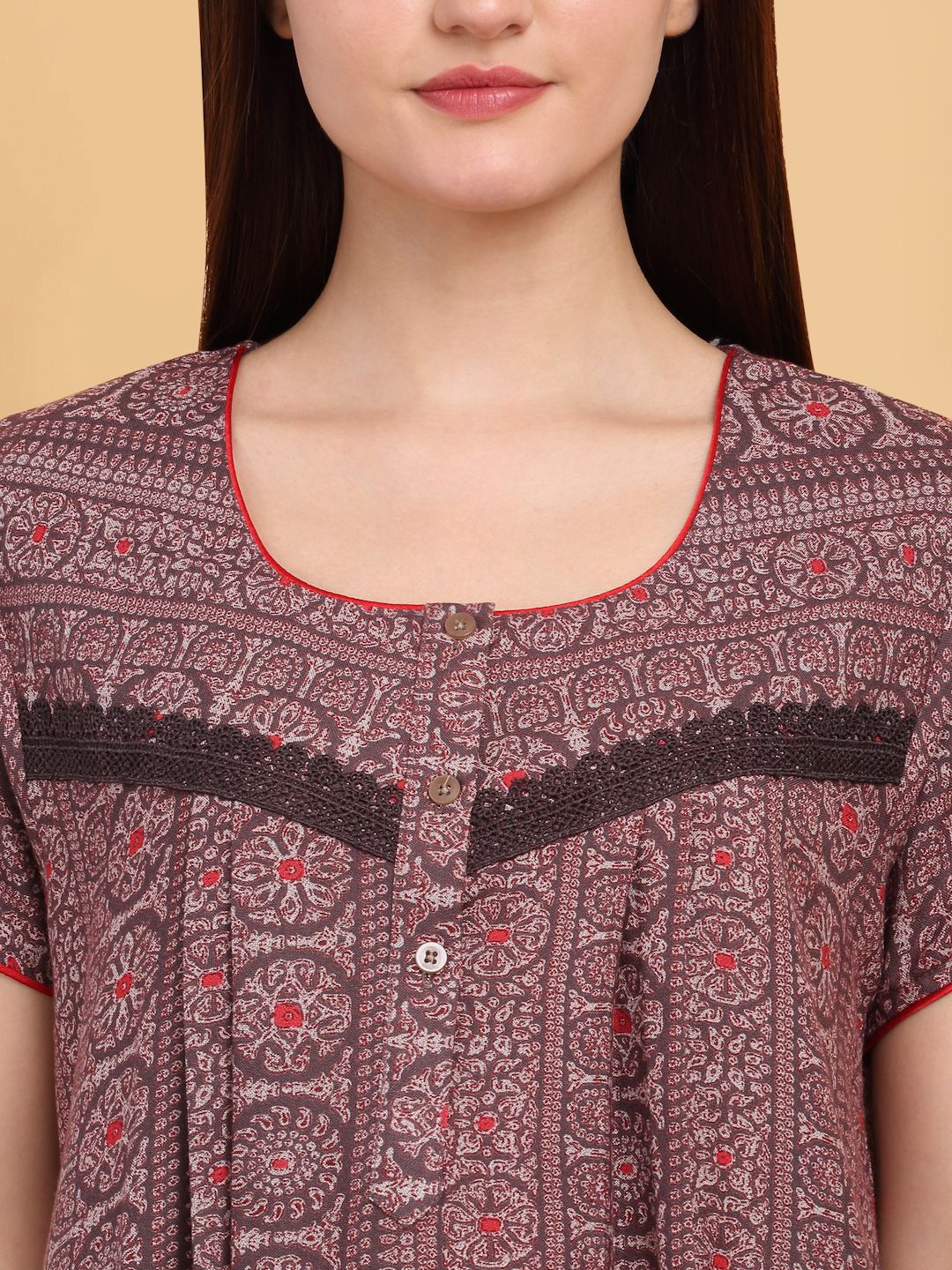 Sweet Dreams Printed Maxi Nightdress
