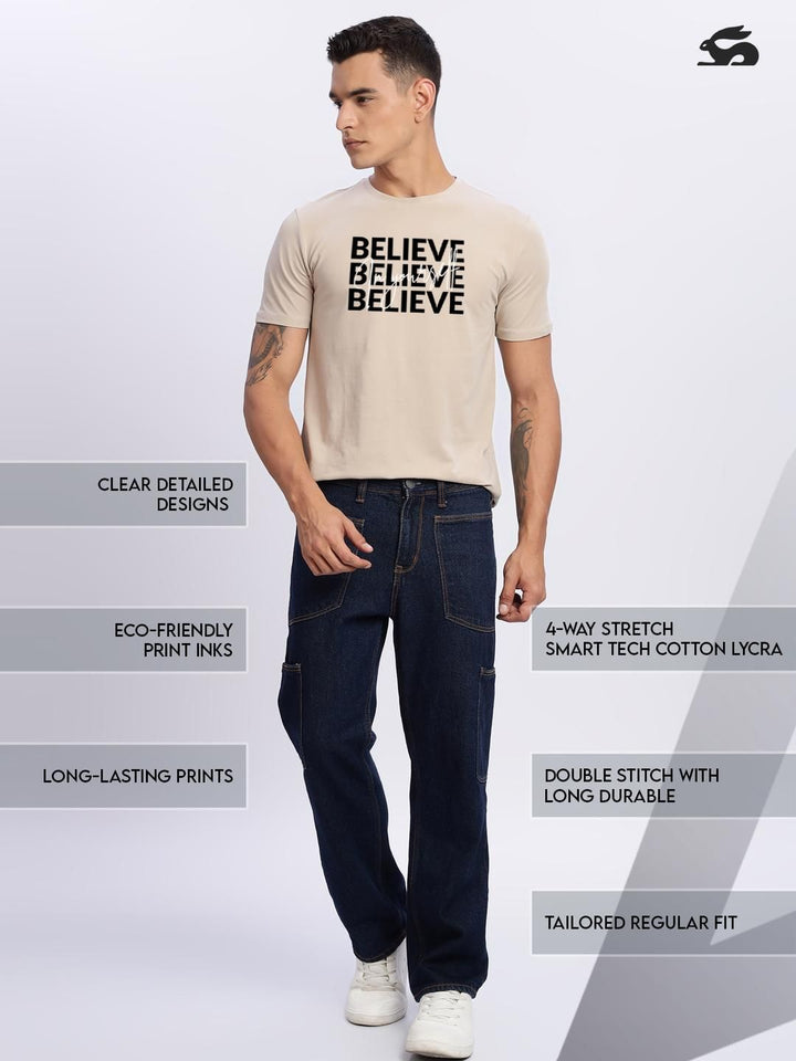 Tshirts ADRO Men Beige