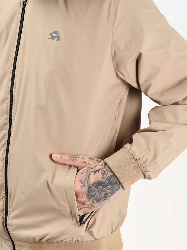 ADRO Men Colourblocked Windcheater Bomber Jacket
