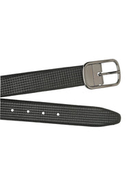 Teakwood Leathers Men Textured Leather Reversible Formal Belt